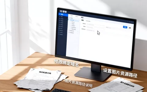 如何修改IIS已绑定的网站域名，图片资源域名怎么设置
