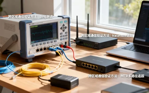 如何验证计算机网络和通信网络的跨区域通信情况，有哪些方法？