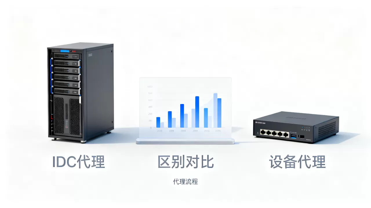 IDC代理和设备代理有什么区别,怎么代理? IDC代理和设备代理有什么区别,怎么代理?