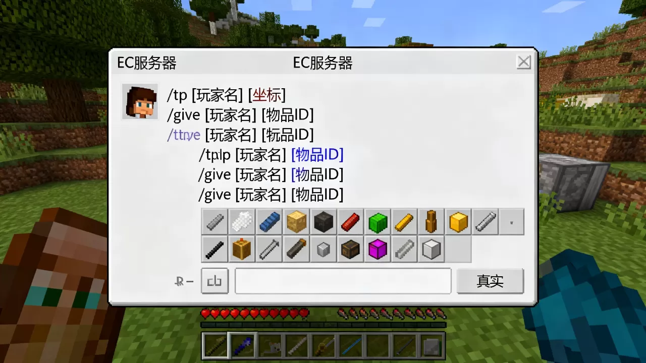 我的世界ec服务器指令都有哪些,怎么使用? 我的世界ec服务器指令都有哪些,怎么使用?