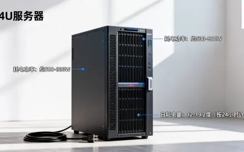 4U服务器耗电功率一般多少？，一天耗电多少度？