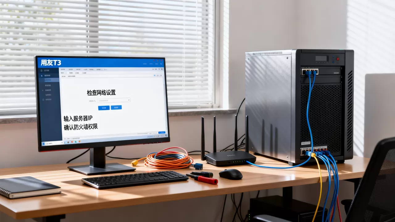用友T3局域网怎么连接到服务器,连接失败怎么办? 用友T3局域网怎么连接到服务器,连接失败怎么办?