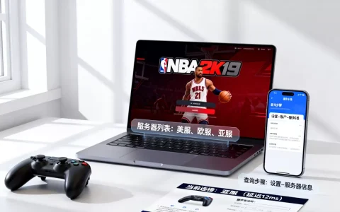 nba2k19服务器到底有哪些？，怎么查