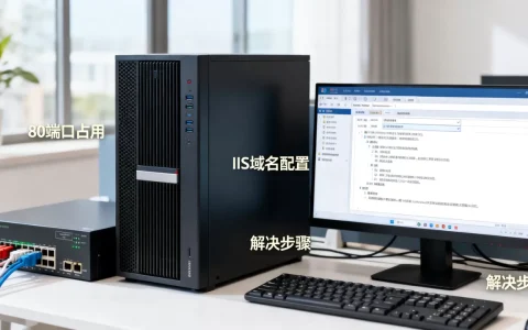 服务器80端口被占用，IIS如何配置域名？，怎么解决