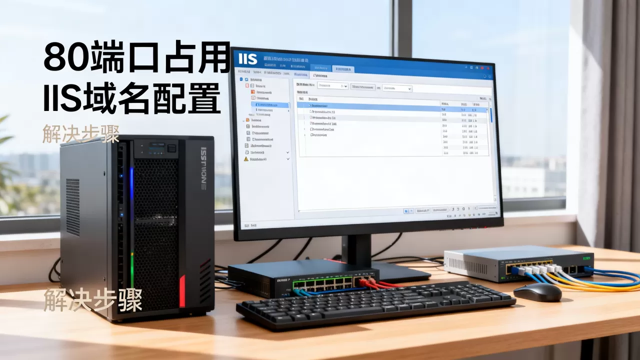 服务器80端口被占用,IIS如何配置域名?,怎么解决 服务器80端口被占用,IIS如何配置域名?,怎么解决