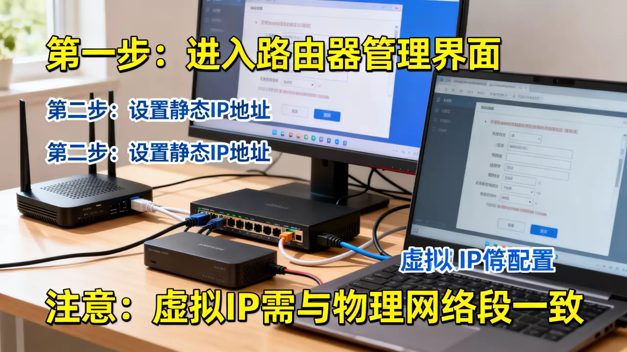 IP配置和虚拟IP配置示例的详细步骤是什么?,有哪些注意事项? IP配置和虚拟IP配置示例的详细步骤是什么?,有哪些注意事项?