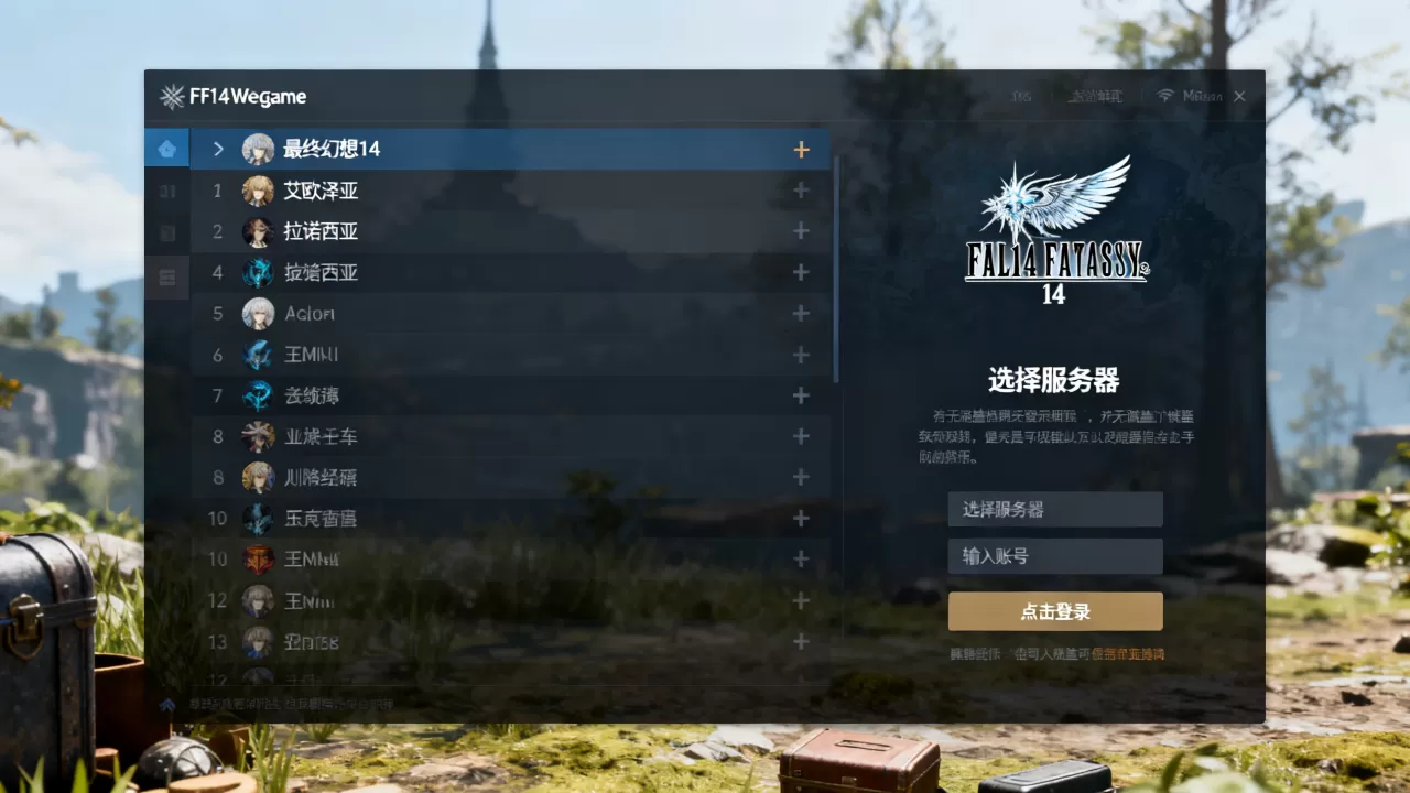 ff14wegame平台有哪些服务器,怎么玩? ff14wegame平台有哪些服务器,怎么玩?