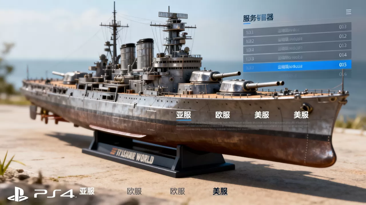 战舰世界PS4服务器有哪些,哪个服务器好? 战舰世界PS4服务器有哪些,哪个服务器好?