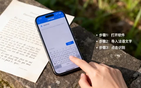 法语文字识别软件怎么操作，具体步骤有哪些？