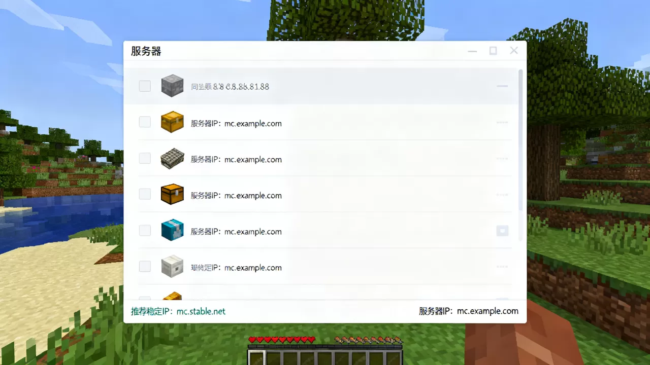 我的世界1.8.8服务器IP有哪些,哪个最稳定 我的世界1.8.8服务器IP有哪些,哪个最稳定