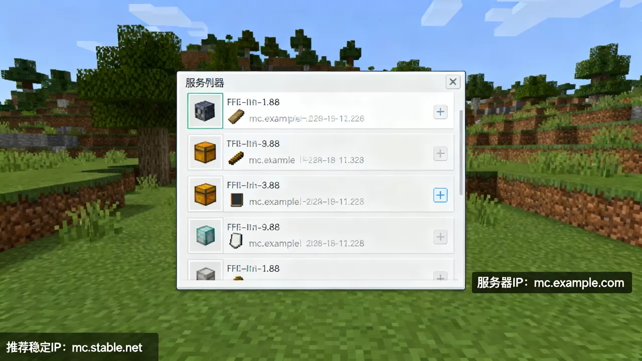 我的世界1.8.8服务器IP有哪些,哪个最稳定 我的世界1.8.8服务器IP有哪些,哪个最稳定