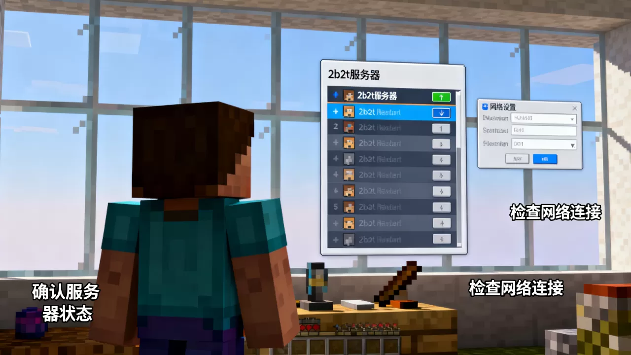 我的世界网易版2b2t服务器怎么进?,进不去怎么办 我的世界网易版2b2t服务器怎么进?,进不去怎么办