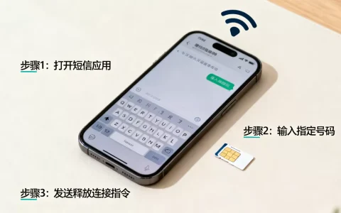 如何给指定号码发短信并释放指定号码连接，怎么释放连接