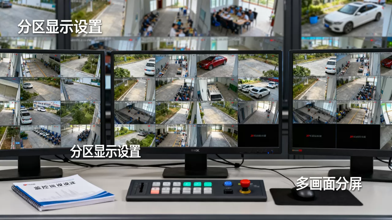 监控画面怎么设置分区显示,多画面怎么设置分屏显示 监控画面怎么设置分区显示,多画面怎么设置分屏显示