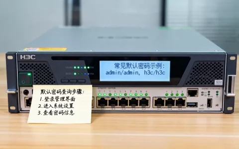 H3C服务器默认密码一般是多少钱？，怎么查询