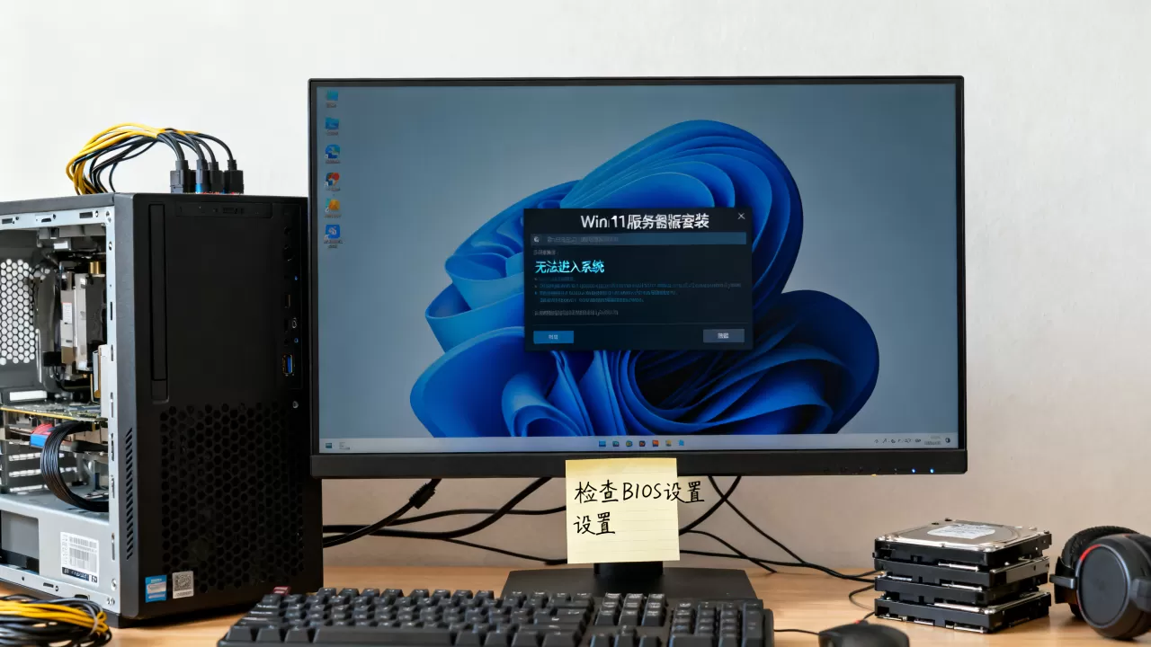 Win11服务器版装完了进不去怎么回事,怎么解决? Win11服务器版装完了进不去怎么回事,怎么解决?