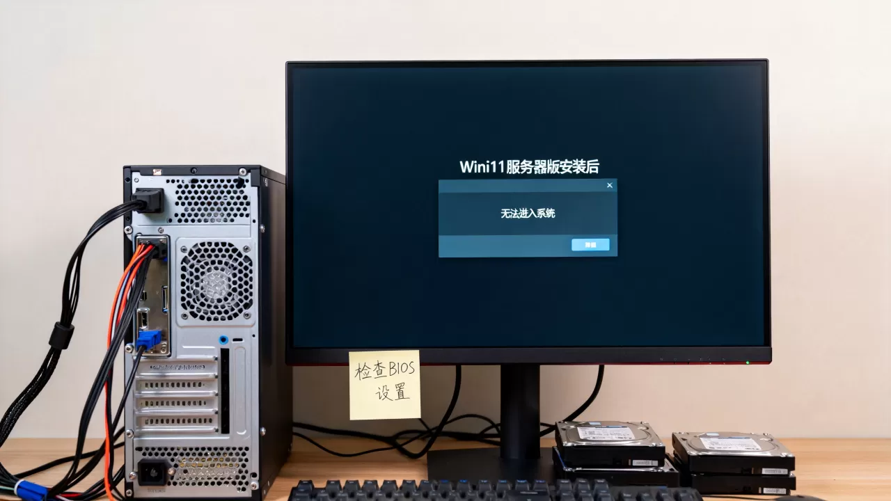 Win11服务器版装完了进不去怎么回事,怎么解决? Win11服务器版装完了进不去怎么回事,怎么解决?