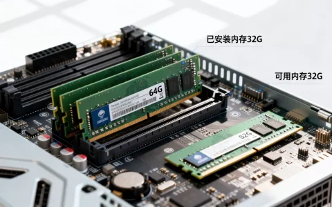 服务器安装64g内存32g可用怎么办