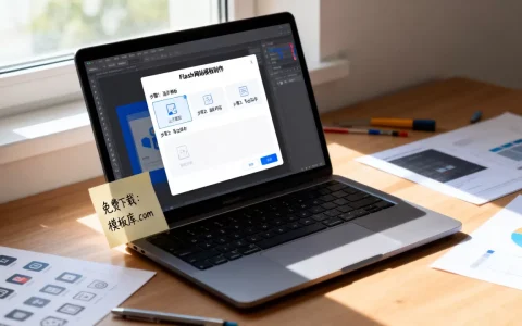 flash简单网站模板如何制作？，哪里免费下载？