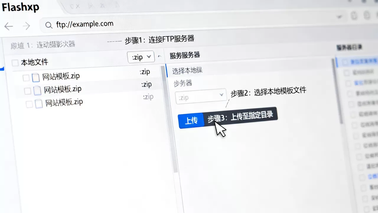 flashfxp如何上传网站模板,步骤有哪些? flashfxp如何上传网站模板,步骤有哪些?