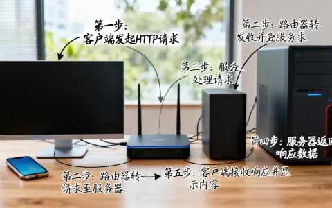 一个HTTP请求到服务器经历了哪些？，有哪些步骤？