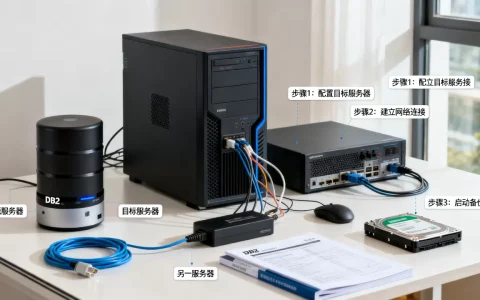db2如何备份到另一个服务器，怎么操作？