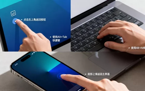 如何快速返回当前系统，有什么简便操作方法？
