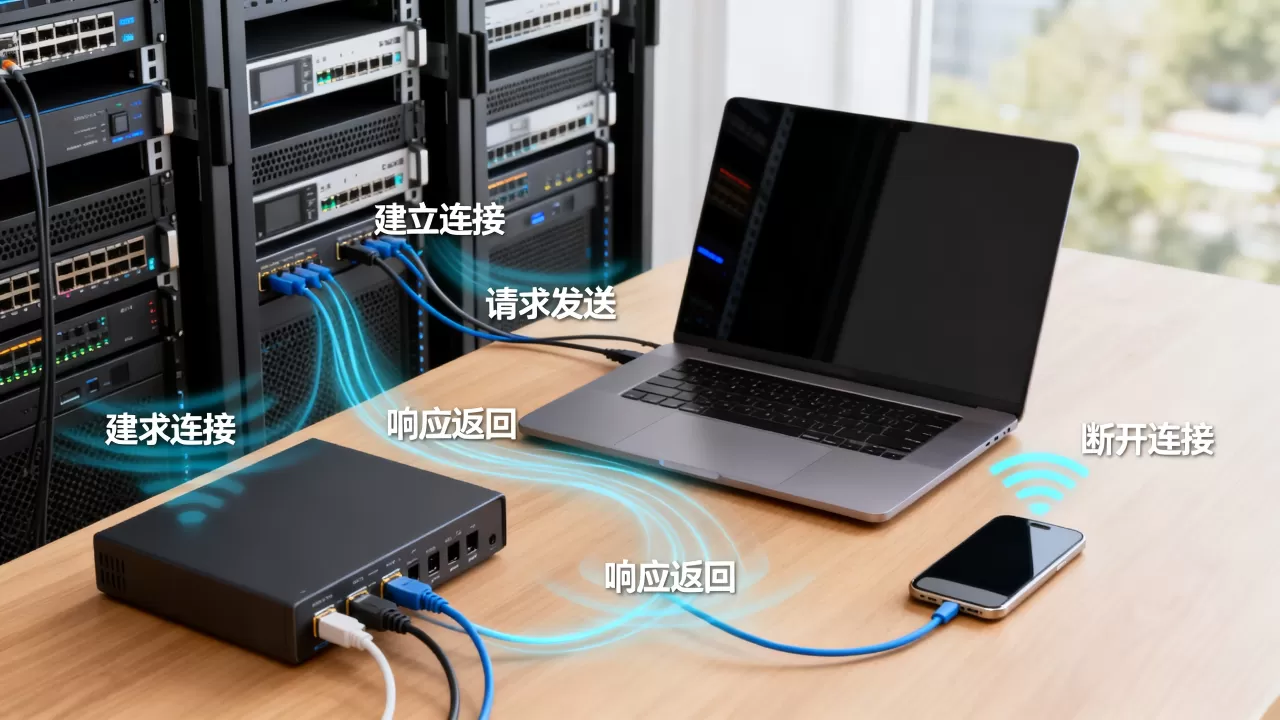 服务器客户端通信过程是怎样的,有哪些关键步骤? 服务器客户端通信过程是怎样的,有哪些关键步骤?
