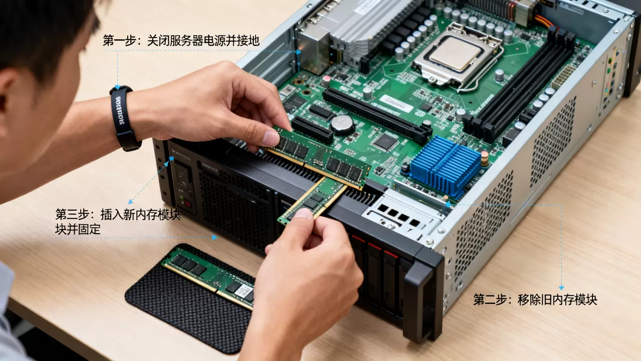 服务器换内存时需要注意什么,操作步骤有哪些? 服务器换内存时需要注意什么,操作步骤有哪些?