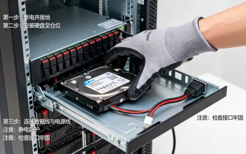 服务器加硬盘的详细步骤是什么，有哪些注意事项？