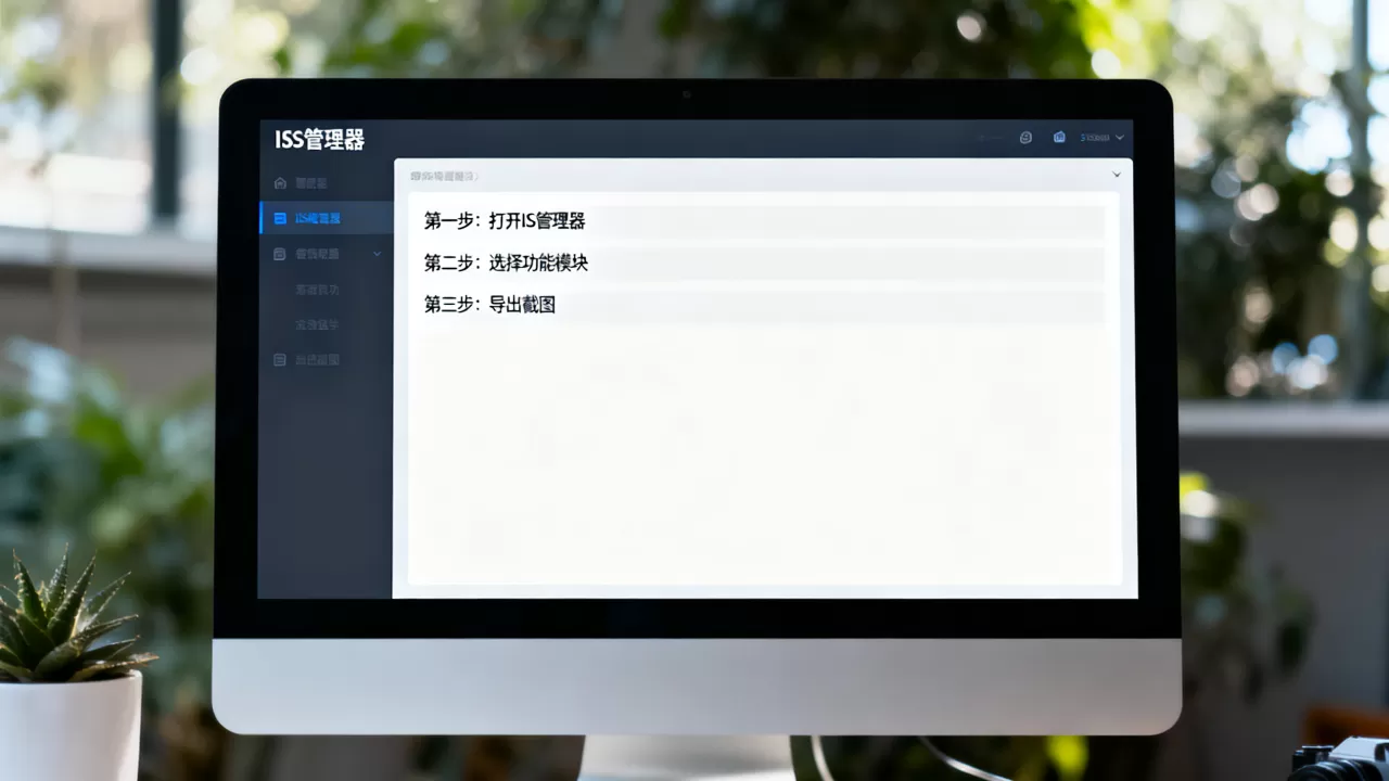IIS功能要求如何导出截图?,具体步骤有哪些 IIS功能要求如何导出截图?,具体步骤有哪些