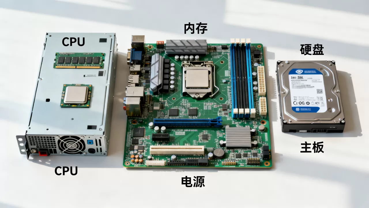 服务器有哪些核心组件?,如何选择配置? 服务器有哪些核心组件?,如何选择配置?
