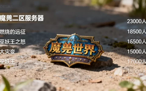 魔兽二区包括哪些服务器，哪个服务器人数最多