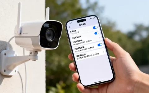 监控摄像头时间设置怎么调整，监控摄像头状态通知怎么设置
