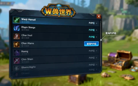 魔兽世界多少个服务器算一个PVP组？，怎么查询
