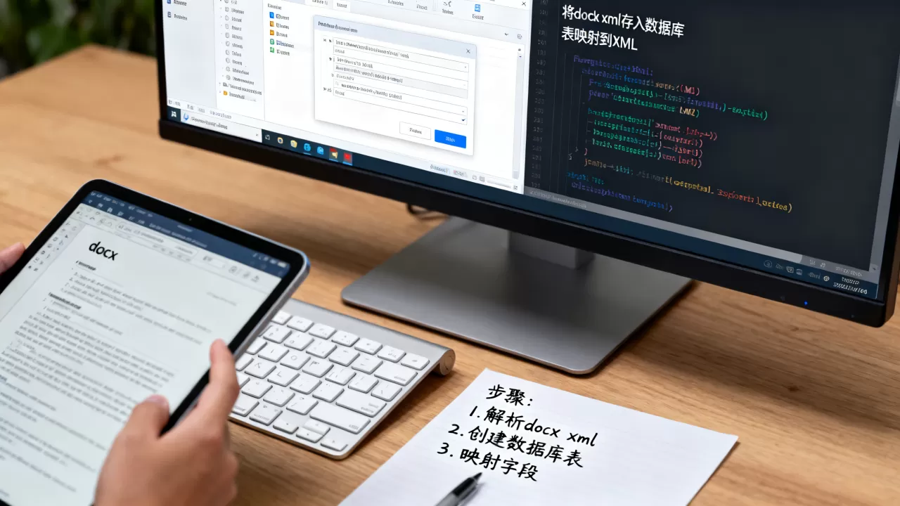 怎么将docx xml存入数据库并将表映射到XML,如何实现? 怎么将docx xml存入数据库并将表映射到XML,如何实现?