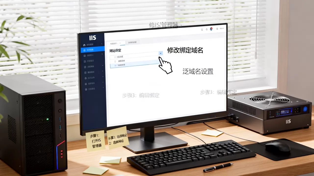 如何修改IIS已绑定的网站域名,泛域名绑定怎么设置? 如何修改IIS已绑定的网站域名,泛域名绑定怎么设置?