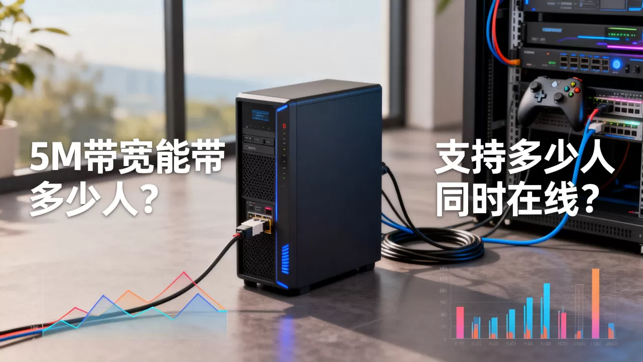 游戏服务器5M带宽能带多少人?,支持多少人同时在线? 游戏服务器5M带宽能带多少人?,支持多少人同时在线?
