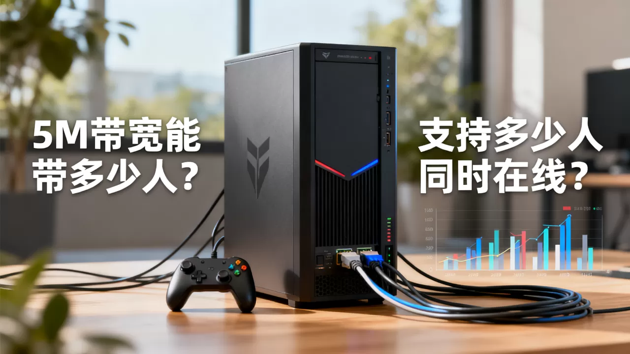 游戏服务器5M带宽能带多少人?,支持多少人同时在线? 游戏服务器5M带宽能带多少人?,支持多少人同时在线?