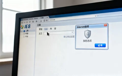 IE8默认网站怎么改？，默认加密怎么设置