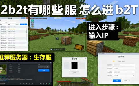 2b2t有哪些服务器值得玩？，怎么进2b2t？