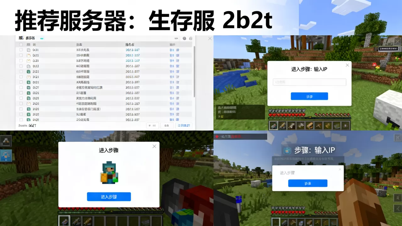 2b2t有哪些服务器值得玩?,怎么进2b2t? 2b2t有哪些服务器值得玩?,怎么进2b2t?