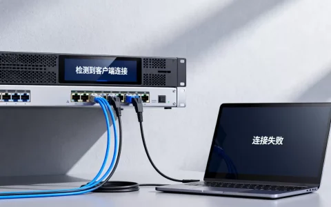 服务器怎么检测到客户端连接？，客户端连接失败怎么办？
