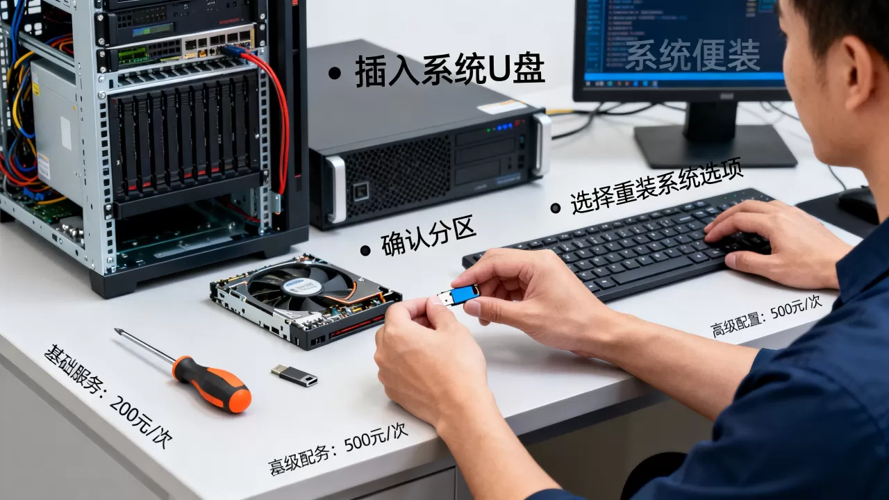 服务器改系统重装系统怎么操作?,需要多少钱? 服务器改系统重装系统怎么操作?,需要多少钱?