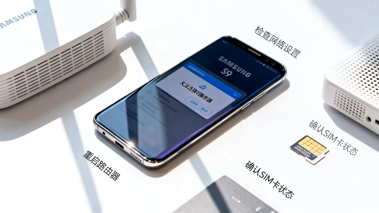 三星s9无法连接到服务器怎么办?,是什么原因 三星s9无法连接到服务器怎么办?,是什么原因