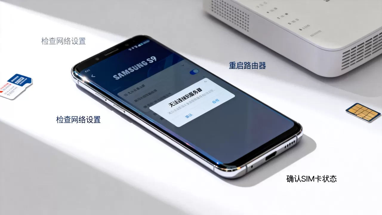 三星s9无法连接到服务器怎么办?,是什么原因 三星s9无法连接到服务器怎么办?,是什么原因