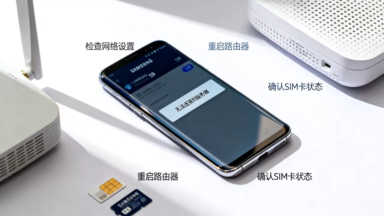 三星s9无法连接到服务器怎么办?,是什么原因 三星s9无法连接到服务器怎么办?,是什么原因
