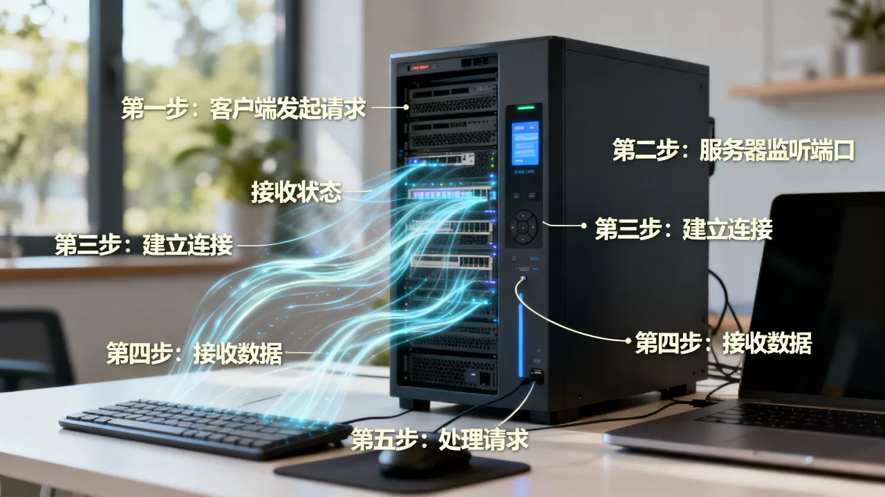 服务器怎么接收客户端请求数据,接收请求的步骤是什么? 服务器怎么接收客户端请求数据,接收请求的步骤是什么?