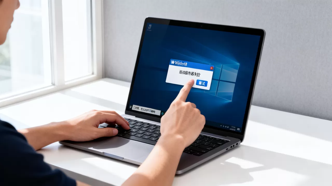 Win8界面怎么连接网络连接服务器失败,原因是什么 Win8界面怎么连接网络连接服务器失败,原因是什么