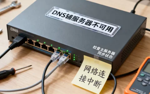 断网后DNS辅服务器不可用怎么修复，故障原因是什么